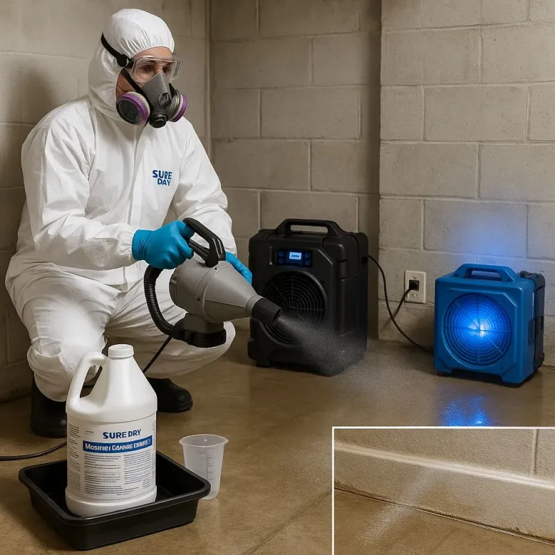 Sanitization and Odor Removal process in Edgerton, WI