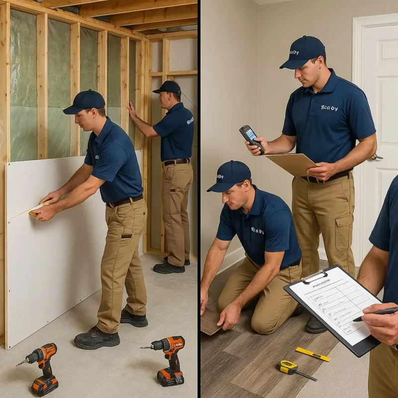 Repairs and Reconstruction process in Edgerton, WI